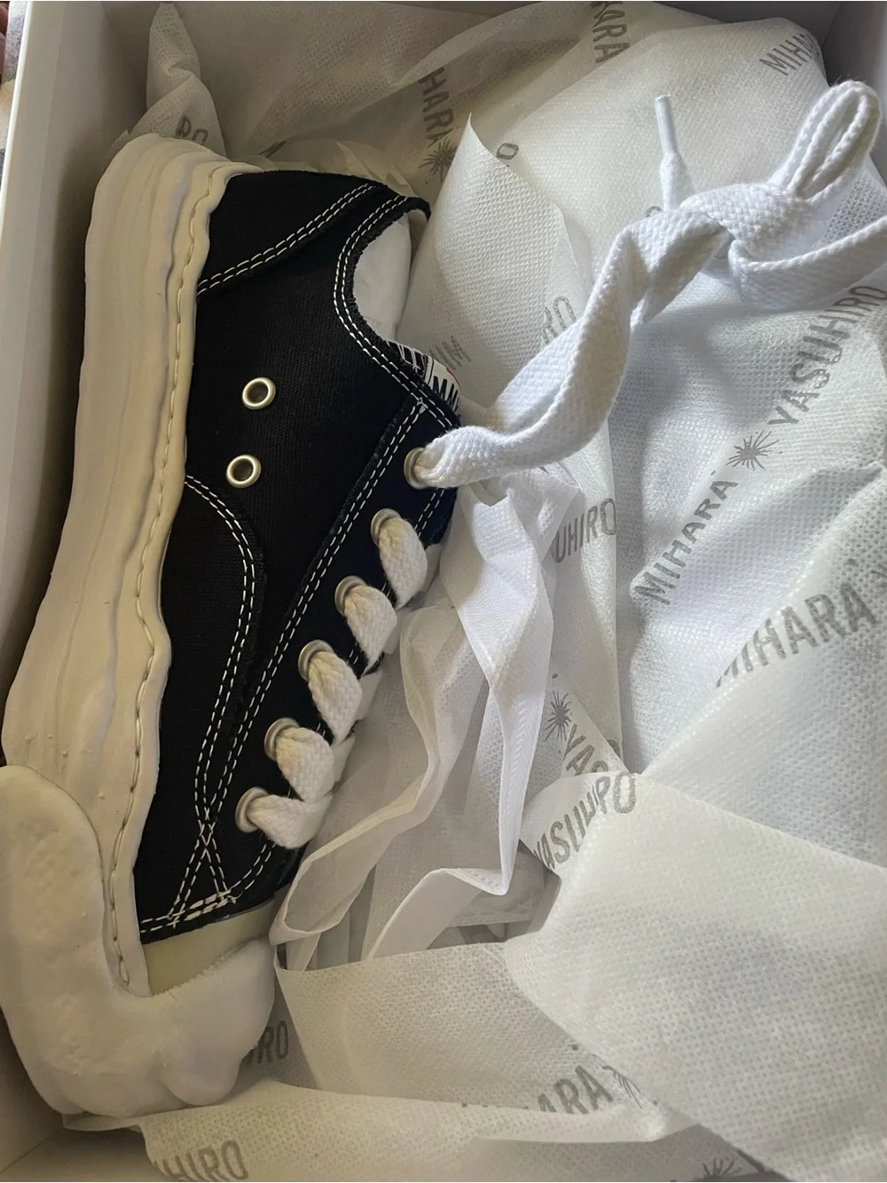 Maison Mihara Yasuhiro Hank OG Sole Canvas Low